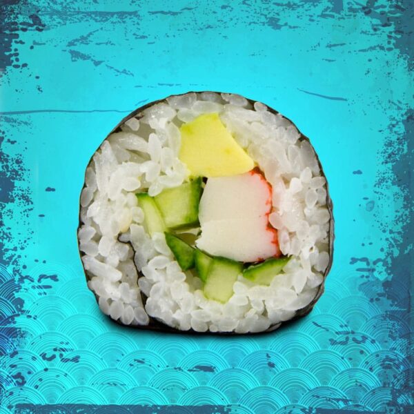 Футомаки сурими, авокадо и краставичка 6 бр.
